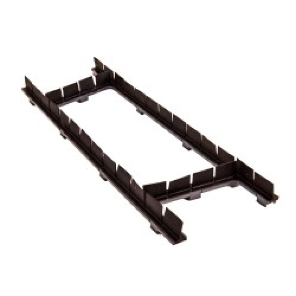 Gummilamellen unten kompl. auf Schiene